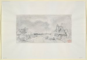 Landschap door Paul Huet