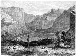 Yosemite Valley, Californië, 19e eeuw