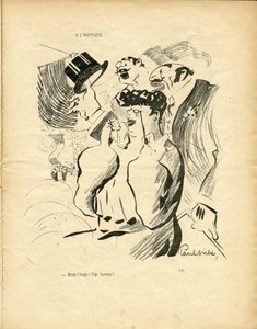 Illustratie door Paul Iribe (1883-1935) in De Wilde Eend