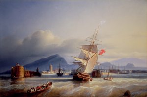 De haven van Leith door Paul Jean Clays