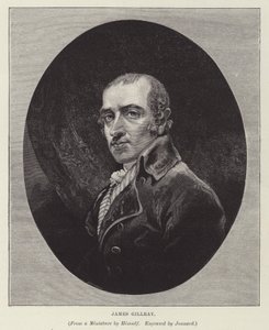 James Gillray, Engelse karikaturist, satiricus en prentmaker door Paul Jonnard