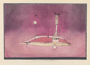 Een afbeelding uit het boudoir, 1922 door Paul Klee