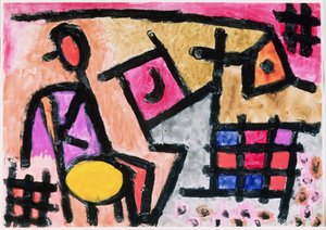 Verouderde industrie door Paul Klee