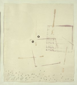 Ook Hier een Gezicht door Paul Klee