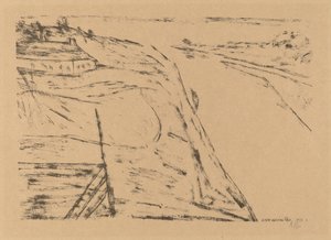 Uitzicht op een Rivier door Paul Klee