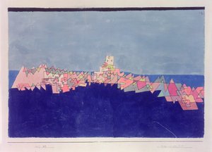 Kasteel op het rif door Paul Klee