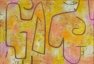 Dame en mode door Paul Klee