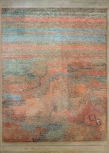 Het geheel schemerend door Paul Klee