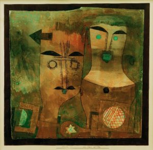 Een paar goden door Paul Klee