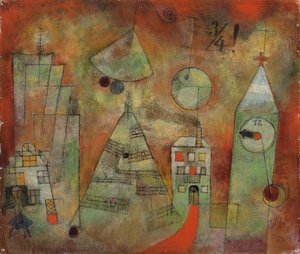 Noodlottig uur om kwart voor twaalf door Paul Klee