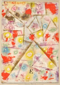 Herdenkingsblad E door Paul Klee door Paul Klee