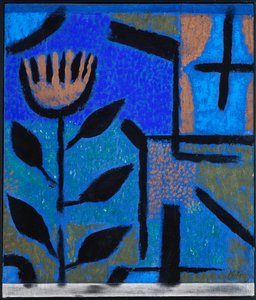 Fleur de nuit (1938) door Paul Klee