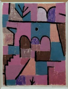 Tuin in het oosten door Paul Klee