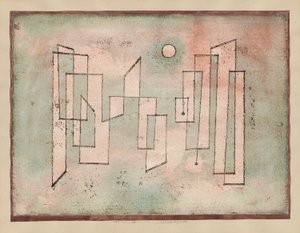 Grundfeste (Fundament) door Paul Klee