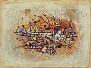 Havengezicht door Paul Klee