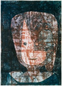 Heiligen, vanuit een raam door Paul Klee