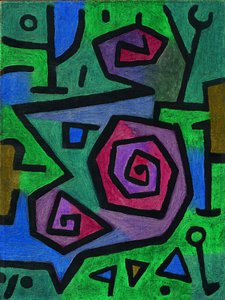 Heroïsche Rozen door Paul Klee