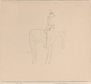 Komischer Reiter (Komische ruiter) door Paul Klee