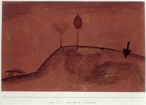 Landschap in Avondschemering door Paul Klee