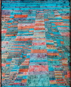 Hoofdweg en zijwegen door Paul Klee