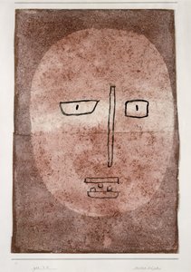 Masker met drie tanden door Paul Klee