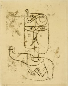 Mathematisches Bildnis door Paul Klee