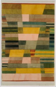 Monument in het fruitland door Paul Klee