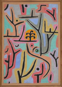 Park bij Lu. 1938, 129 (J 9) door Paul Klee