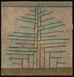 Pijnboom, 1932 door Paul Klee
