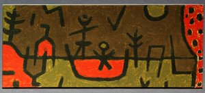 Vijver in park door Paul Klee