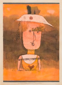 Portret van Frau P. in het zuiden