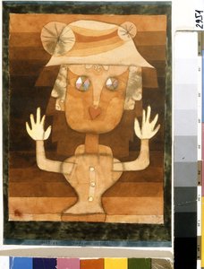 Poupee. Schilderij van Paul Klee (1879-1940) door Paul Klee