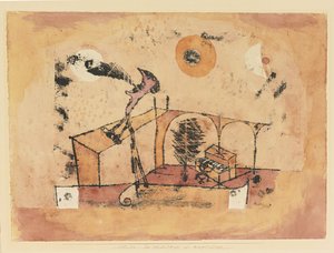 De Heroïsche Tenor Als Concertzanger, 1922 door Paul Klee