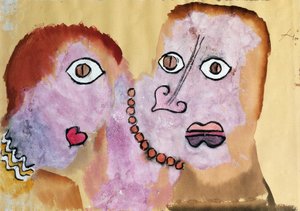 De ketting, door Paul Klee (1879-1940)