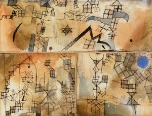 Driedelige Compositie door Paul Klee