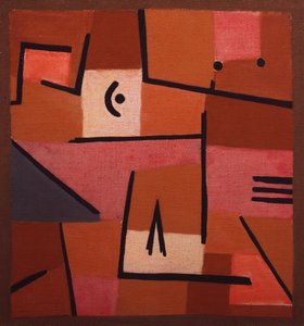 Uitzicht vanaf Rood door Paul Klee