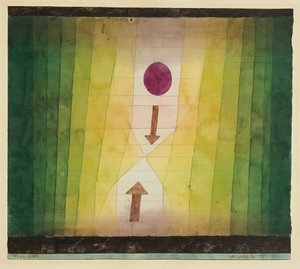 Voor de bliksem, 1923 door Paul Klee