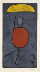 Met een paraplu, 1939 door Paul Klee