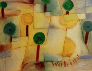 Waarheen? door Paul Klee