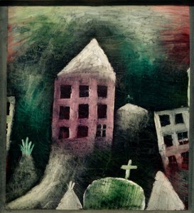Vernietigde plaats door Paul Klee