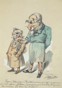 Monsieur Prudhomme en Napoleon III door Paul Klenck
