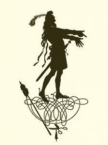 Een Midzomernachtsdroom, silhouet door Paul Konewka