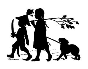 Silhouet door Paul Konewka