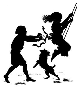 Silhouet door Paul Konewka