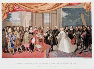 Dertigjarige Oorlog: Ontmoeting van de koning van Frankrijk Lodewijk XIV en Filips IV van Spanje op het eiland Paisans op 7/11/1659. Spanje stemt in met het ondertekenen van het Verdrag van de Pyreneeën. De dochter van Filips IV, Marie Therese