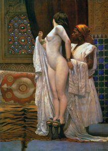Harem: Na het bad, c.1894 door Paul Louis Bouchard