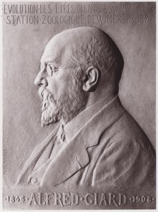 Alfred Giard (1846-1908), zoöloog, portret door Paul Marie Louis Pierre Richer