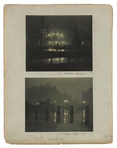Londen bij Gaslicht, ca. 1896 door Paul Martin