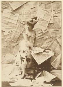 [Mlle Beaumaine, Théâtre des Variétés]. door Paul Nadar