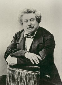 Portret van Alexandre Dumas Père (foto) door Paul Nadar